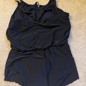 Aqua Green swim romper size XL